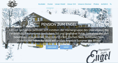Desktop Screenshot of pensionzumengel.de